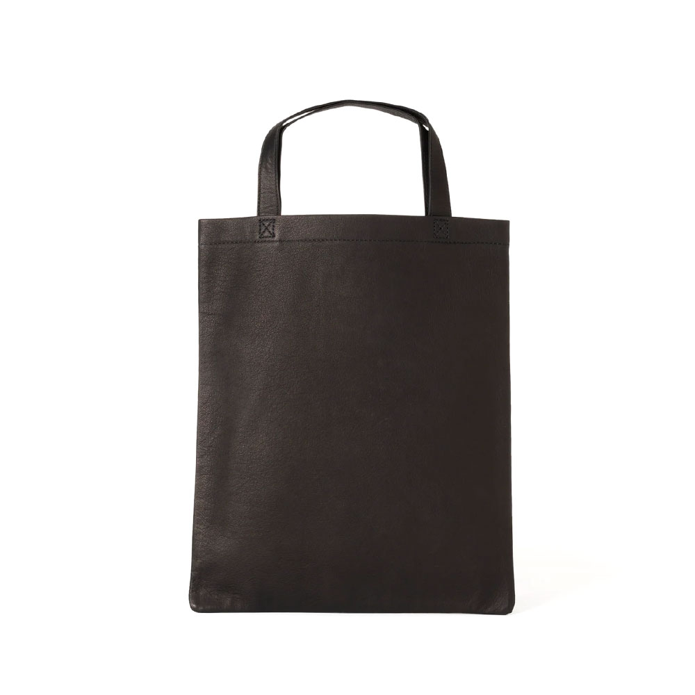 DOUBLE FACED FLAT TOTE S BLACK - DA72