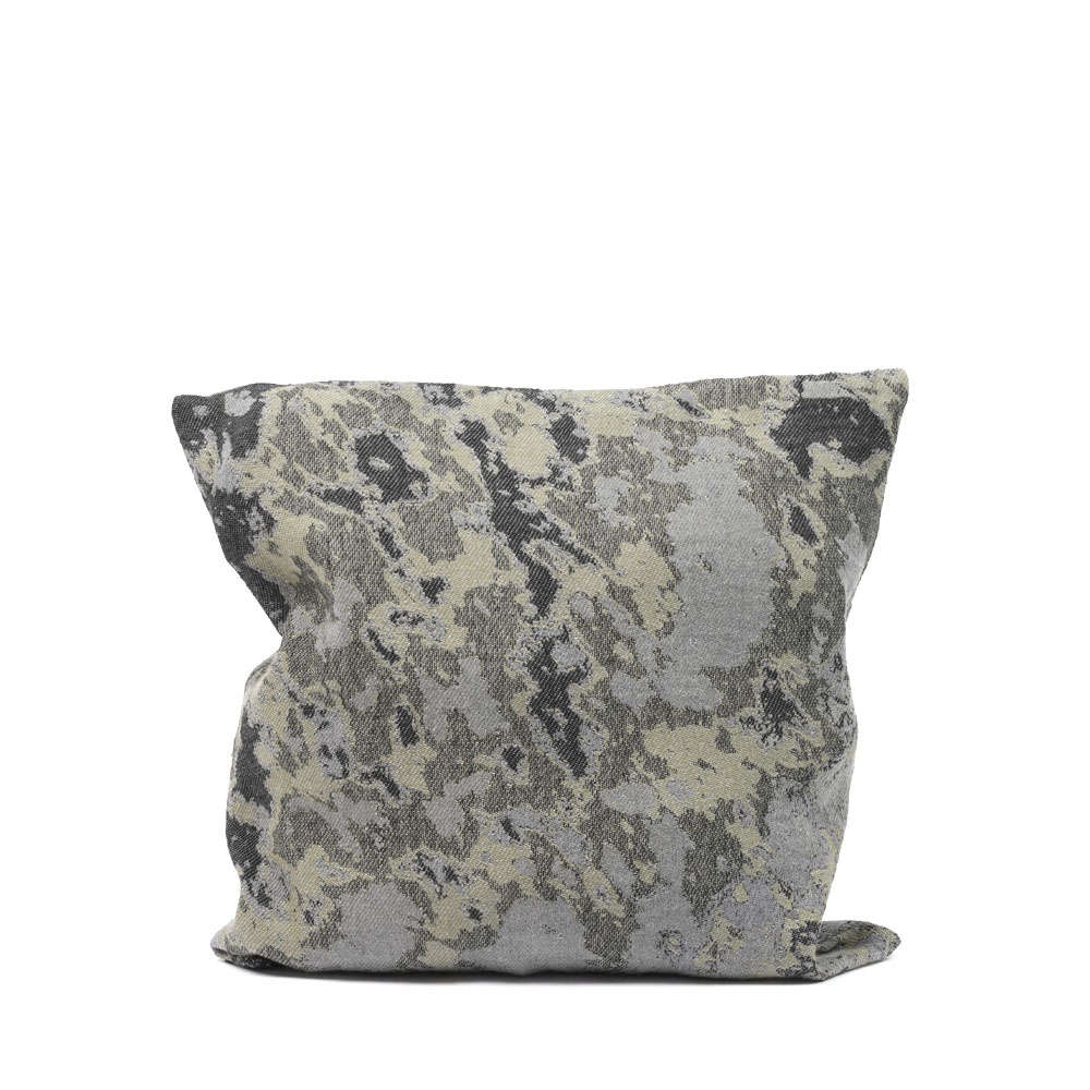 NEW RUST KHAKI JACQUARD PILLOWCASE GREY KHAKI BLACK 45×45