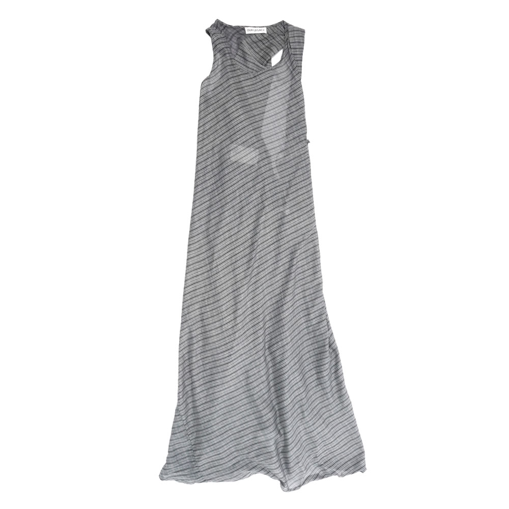 GENNAKER DRESS PICNIC CHECK COTTON SILK