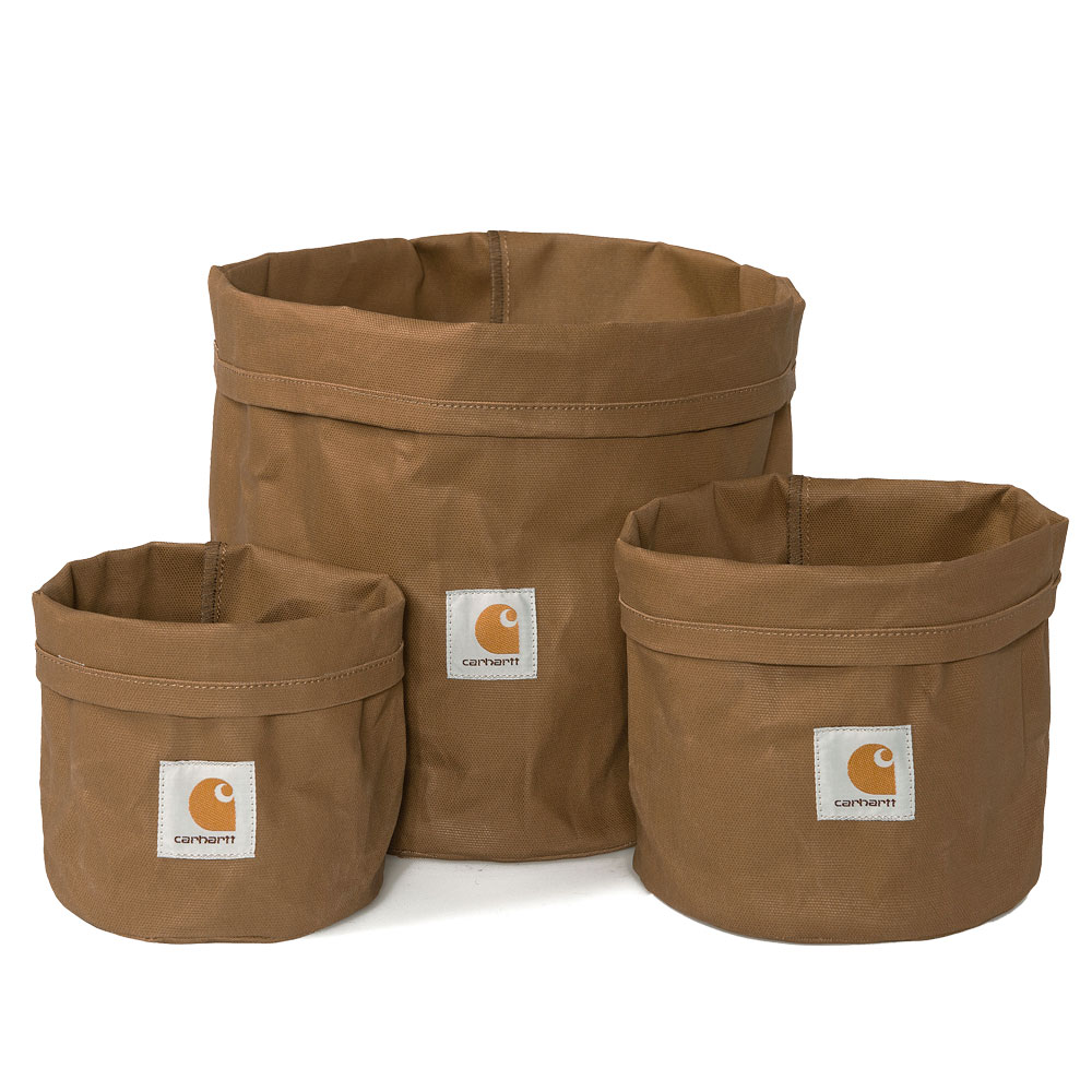 CANVAS PLANTER SET HAMILTON BROWN _