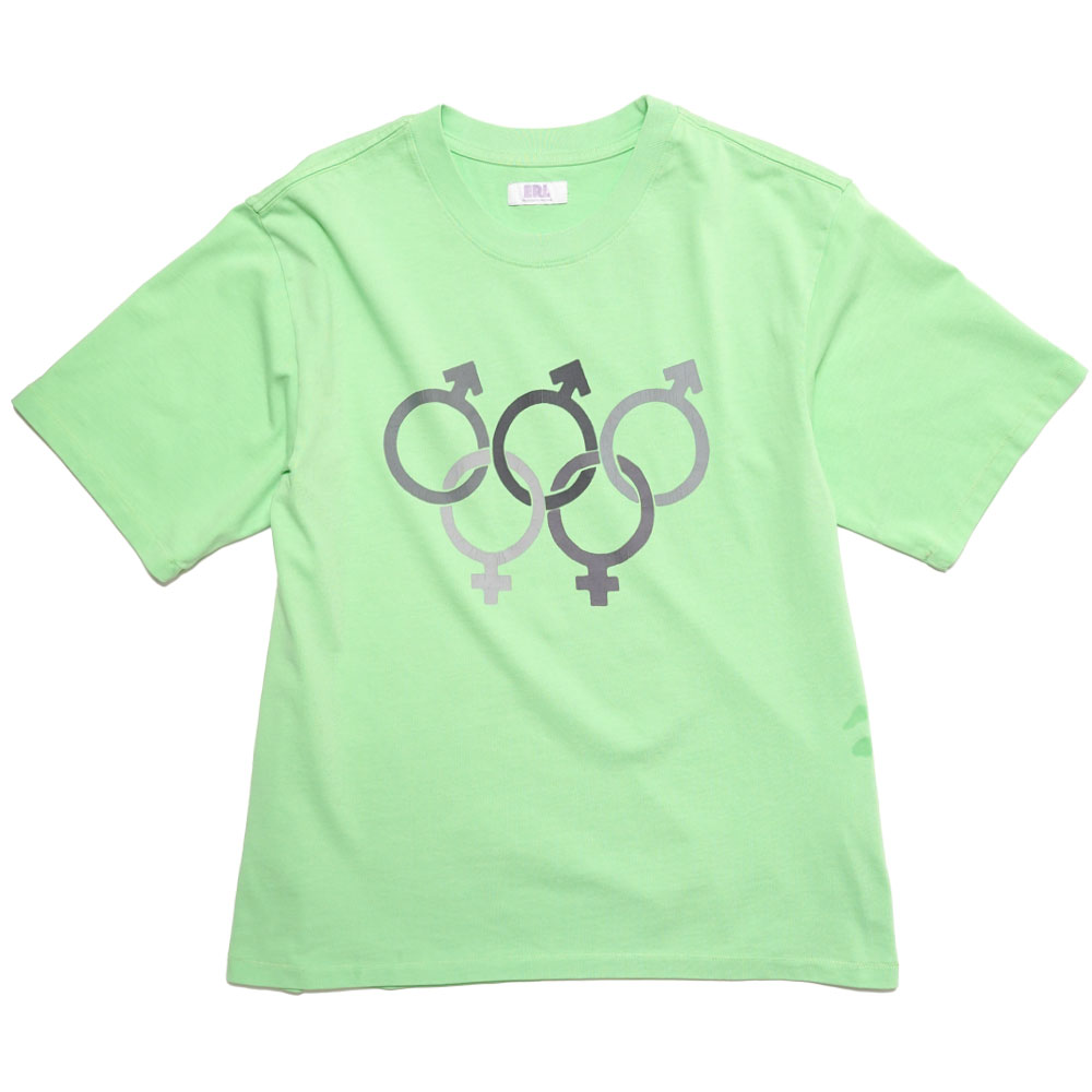 UNISEX OLYMPICS SEX TSHIRT KNIT ERL04T010 LIME