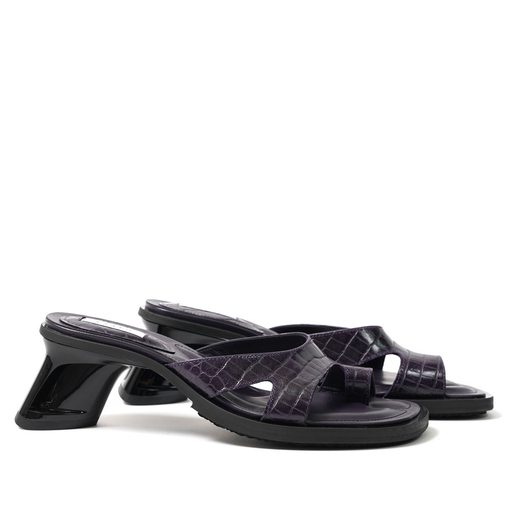 AVA LEATHER AUBERGINE _