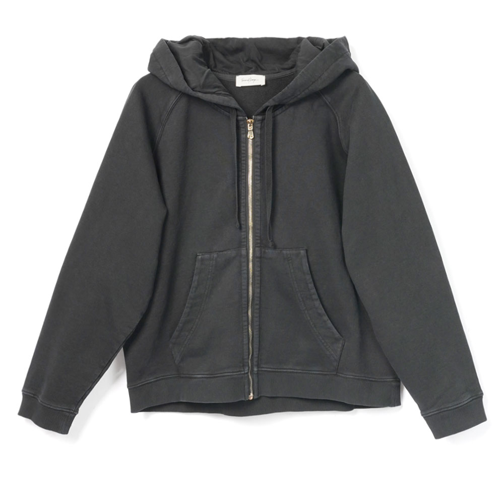 ROLA ZIP HOODIE WASHED BLACK