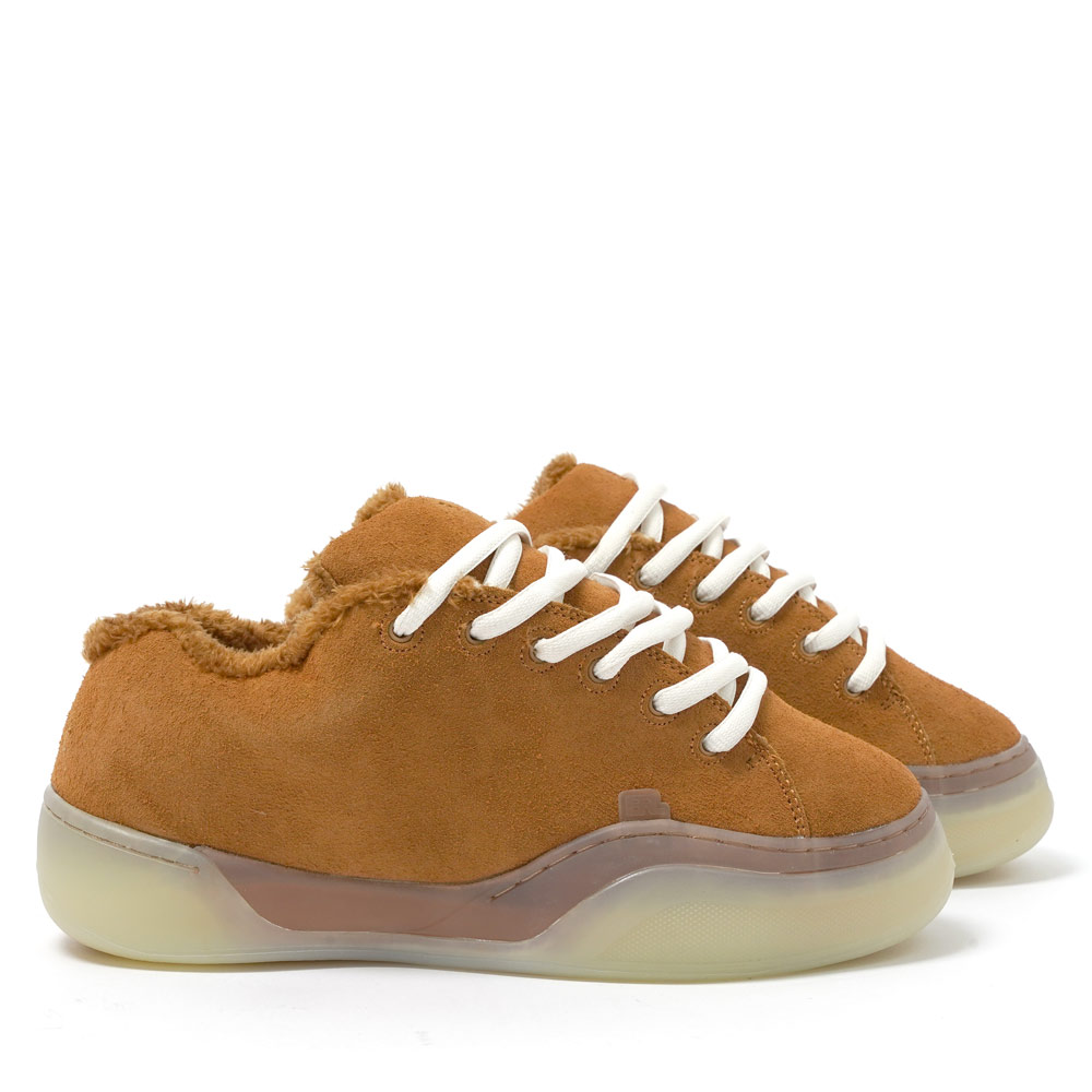 SUEDE VAMPS SNEAKER NATURAL _