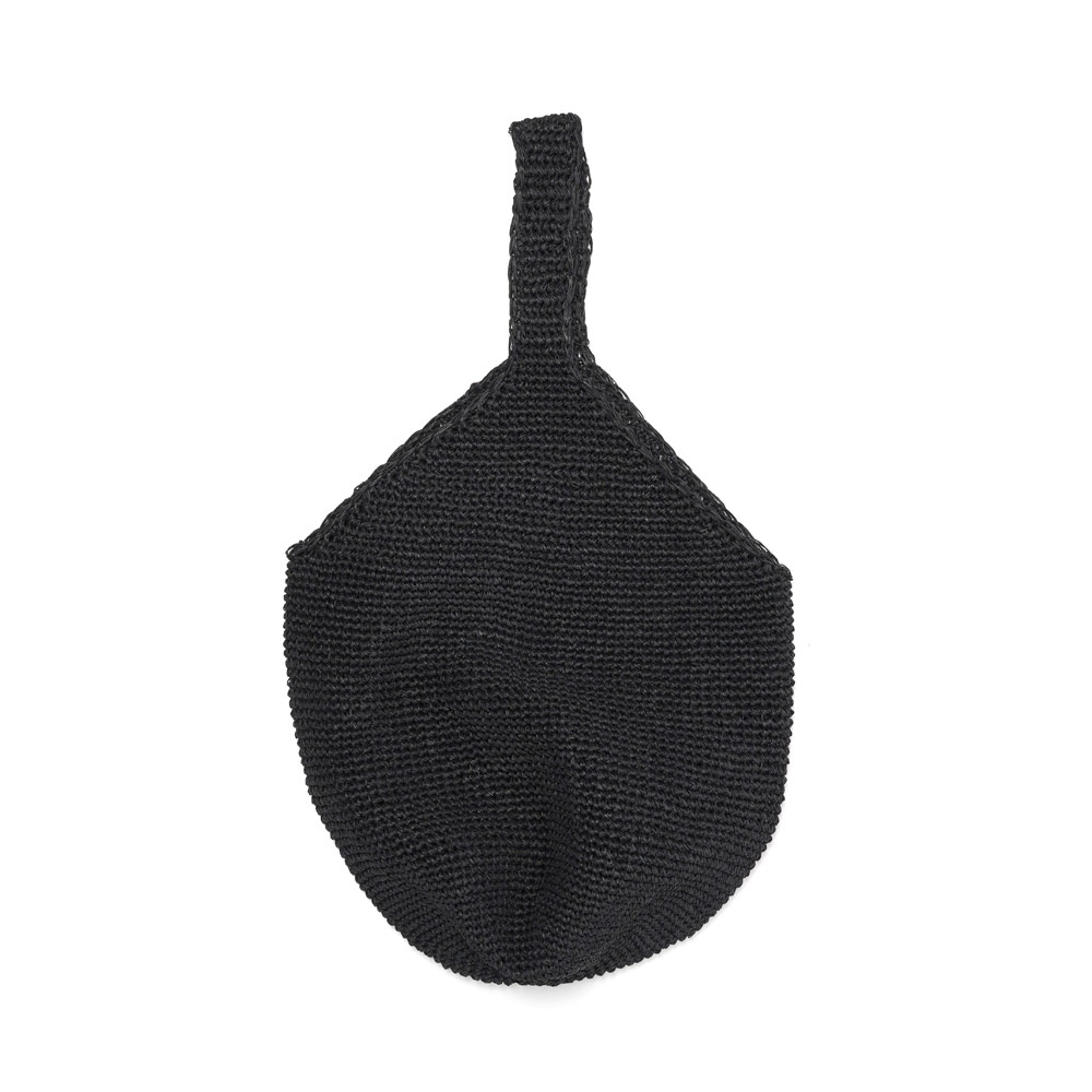PAPER YARN SHOULDER L BLACK - PY09