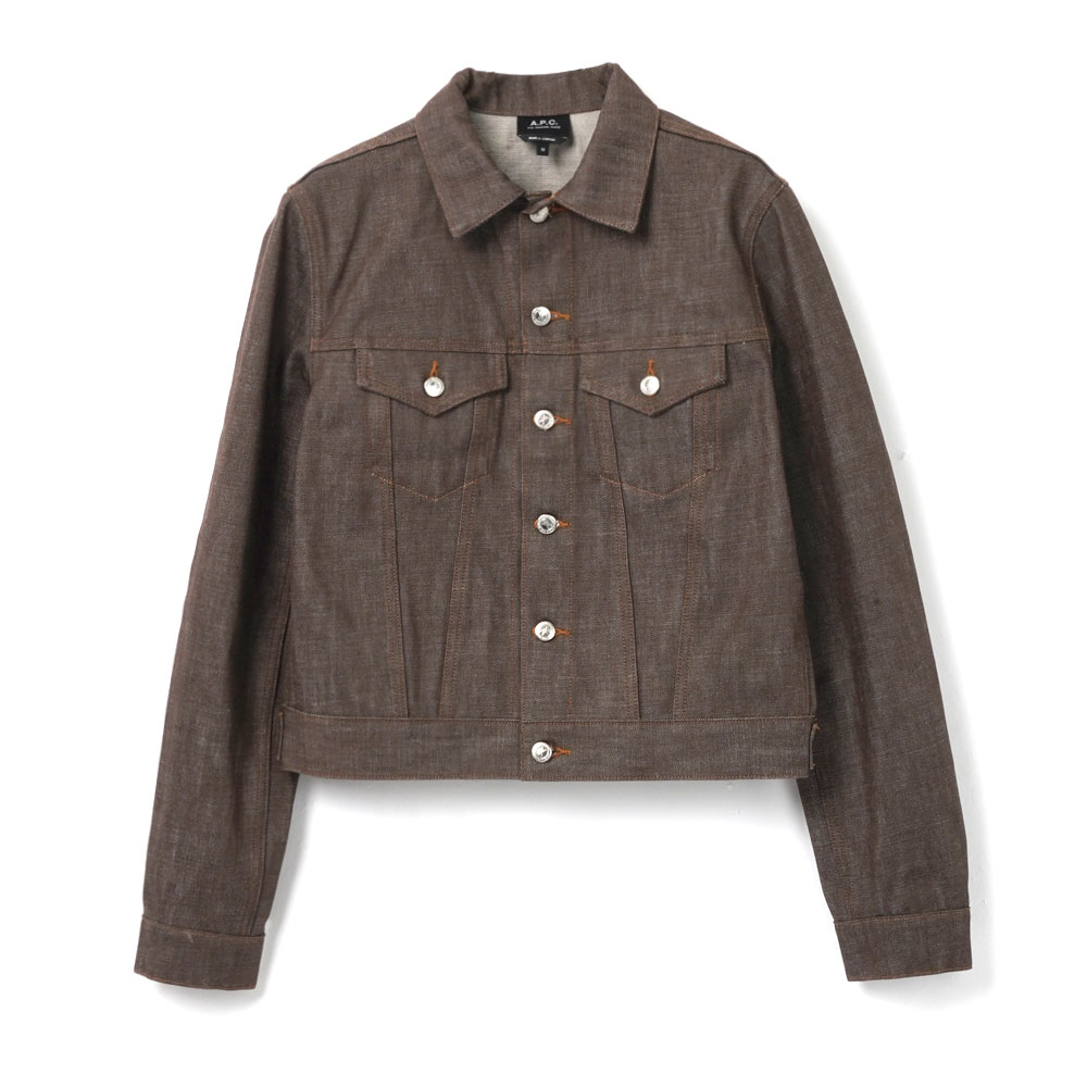 LENNY JACKET DARK MARRON