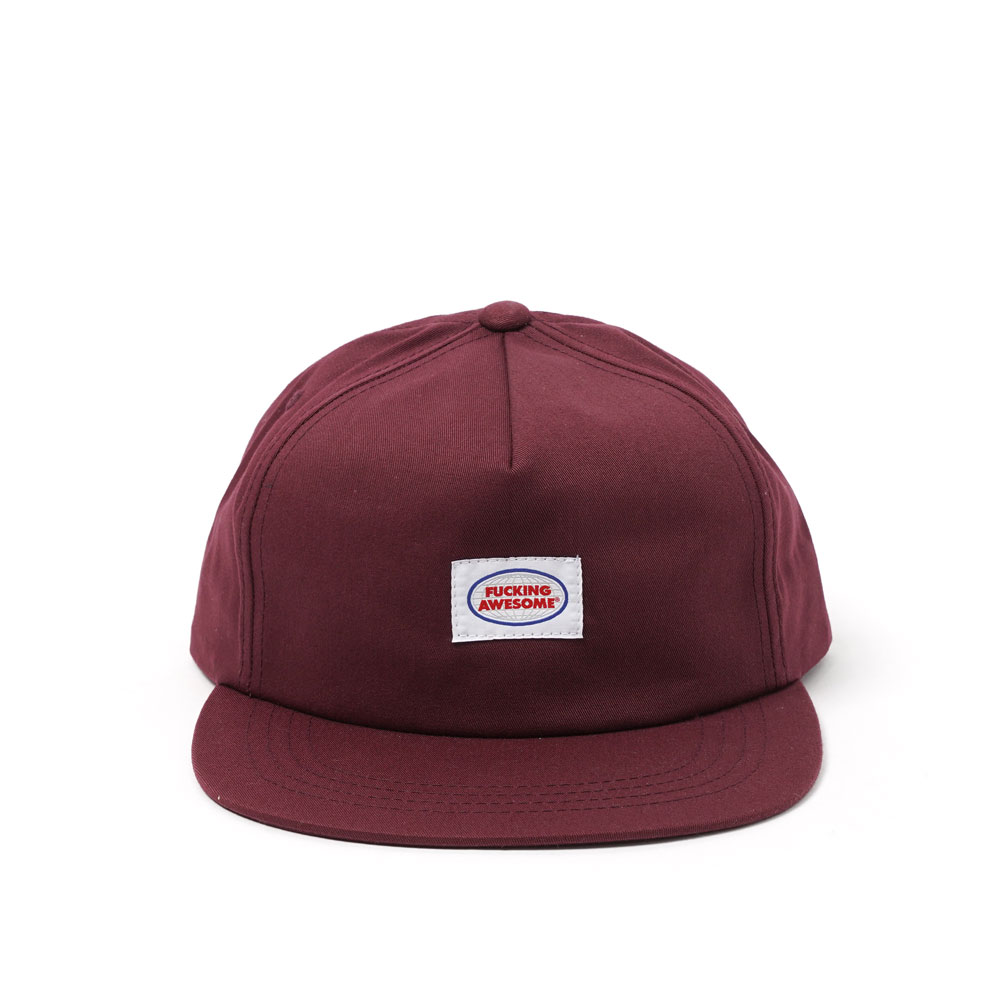 MECHANIC UNSTRUCTURED SNAPBACK MAROON