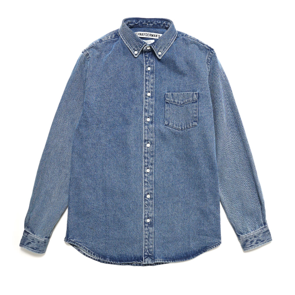 SHIRT BD DENIM WASHED BLUE