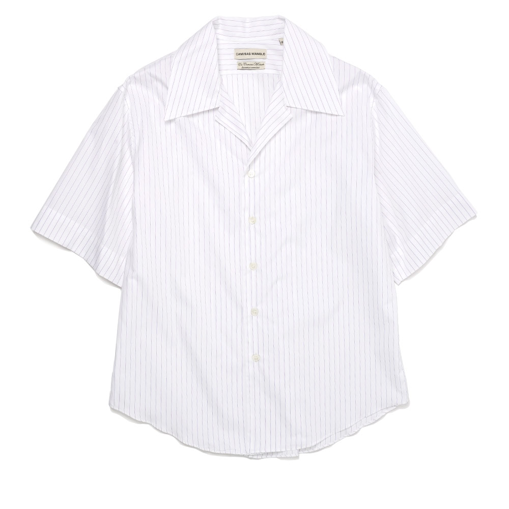 SCHOOL SHIRT LILAC STRIPES WHITE