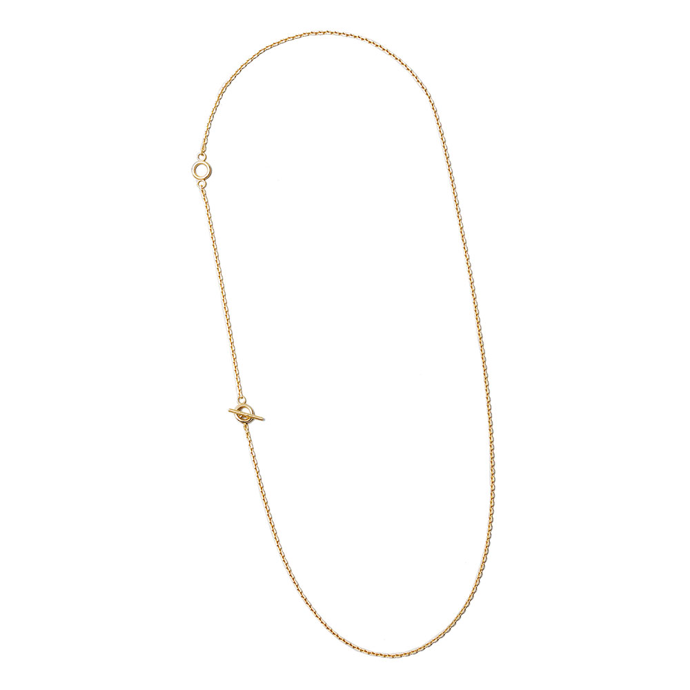 STRING NECKLACE 101507 POLISHED VERMEIL