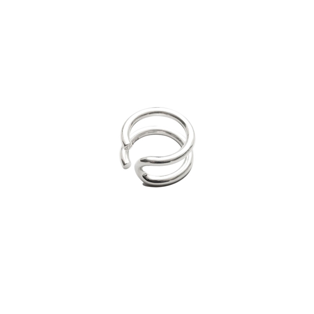 U TURN RING 101664 POLISHED SILVER