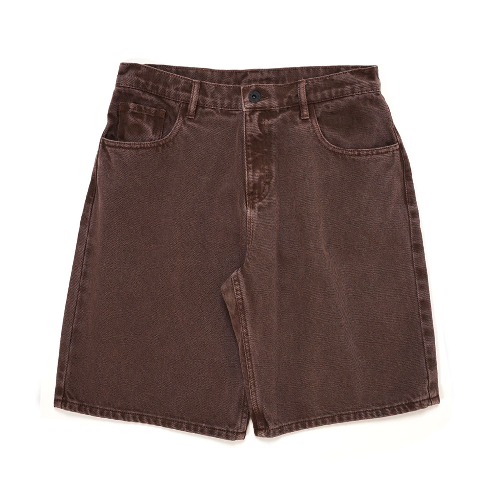 DENIM WHALE SHORT BROWN