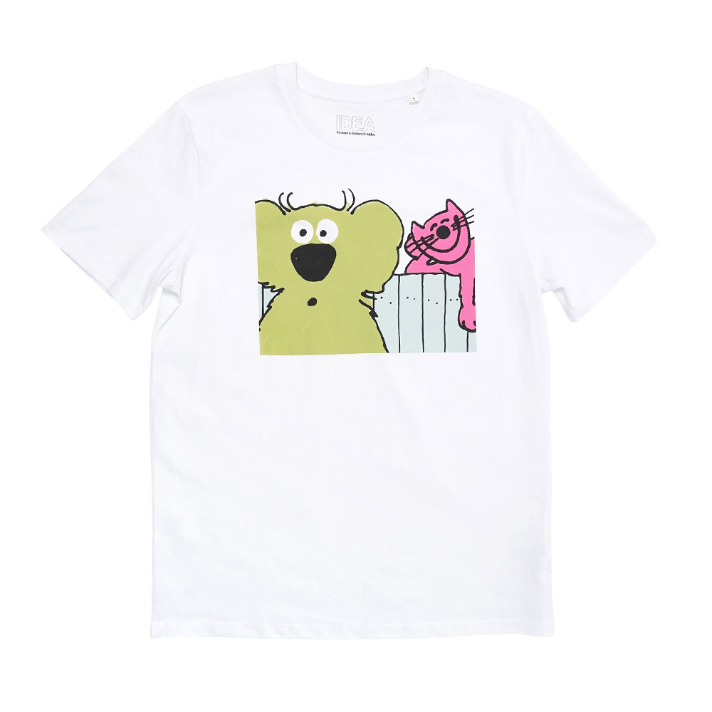 ROOBARB + CUSTARD PHOTOBOMB T-SHIRT WHITE