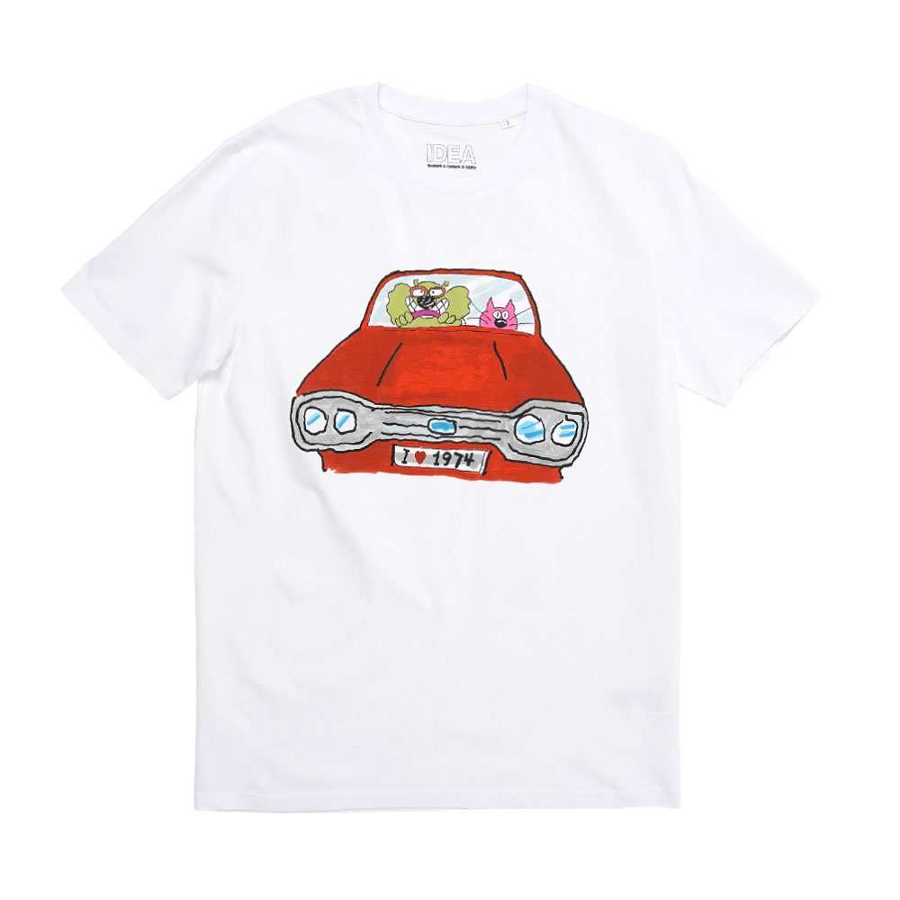 ROOBARB + CUSTARD 1974 T-SHIRT WHITE