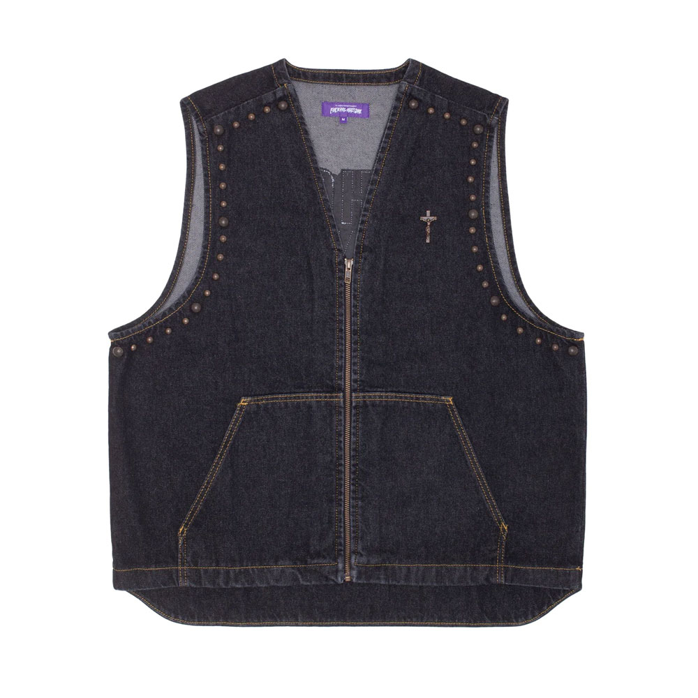 UNHOLY TRINITY VEST INDIGO