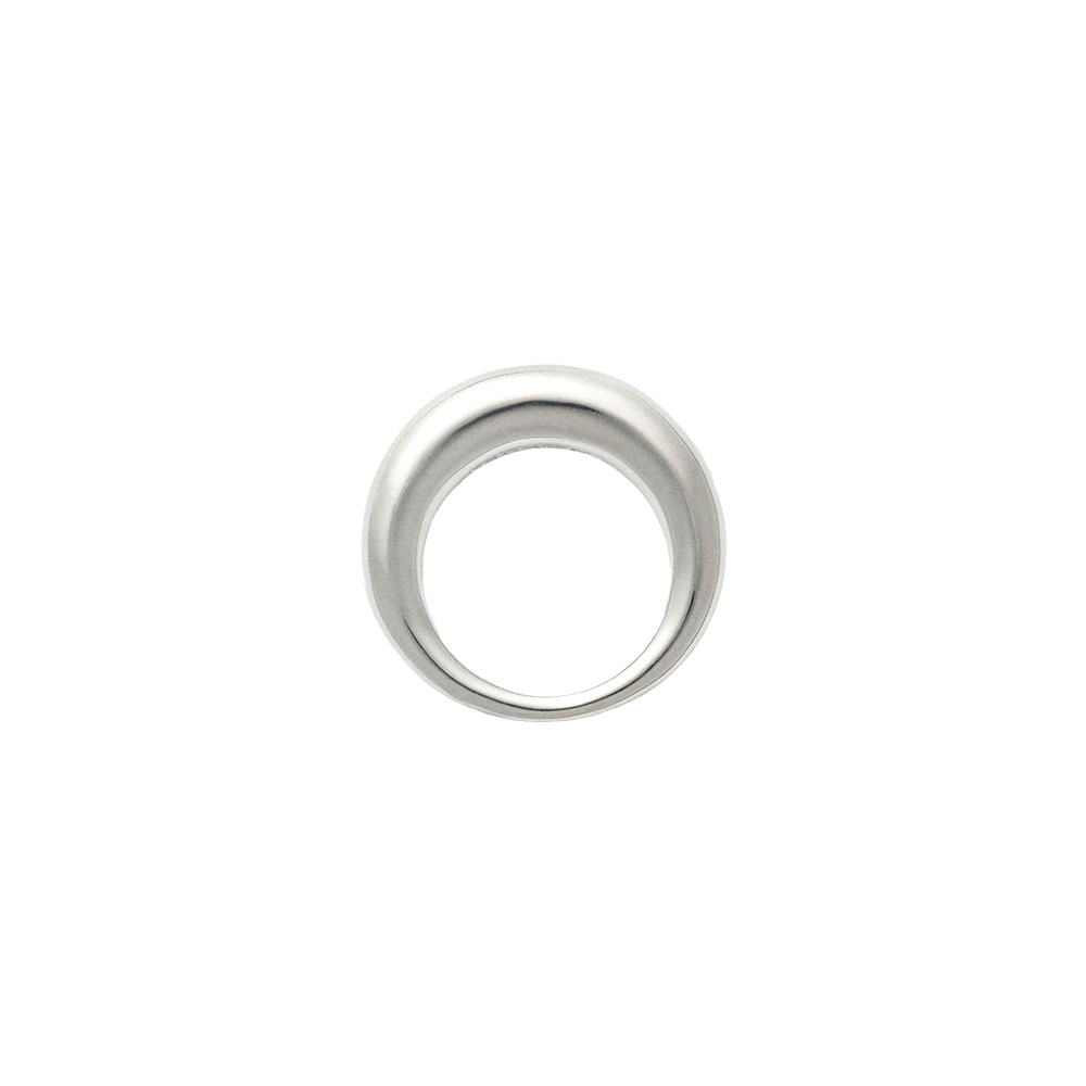 SNAKE RING THICK 101191 POLISHED SILVER