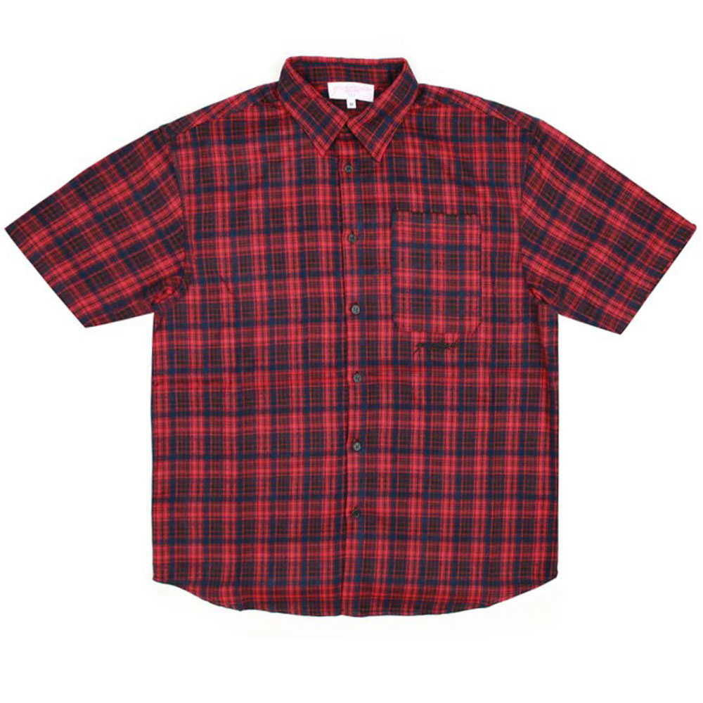 FADED PLAID SHIRT RED