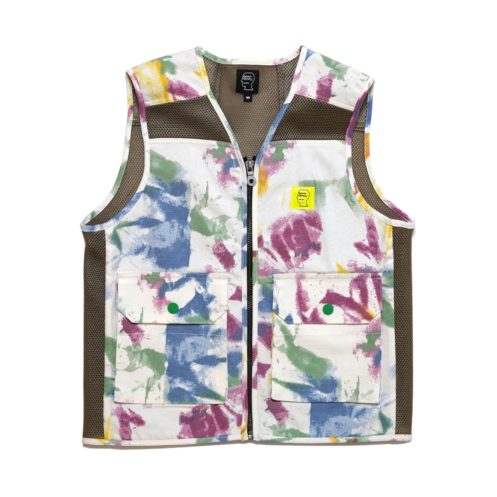 DYED CANVAS SPACER MESH TACTICAL VEST DRY PIGMENT DYE