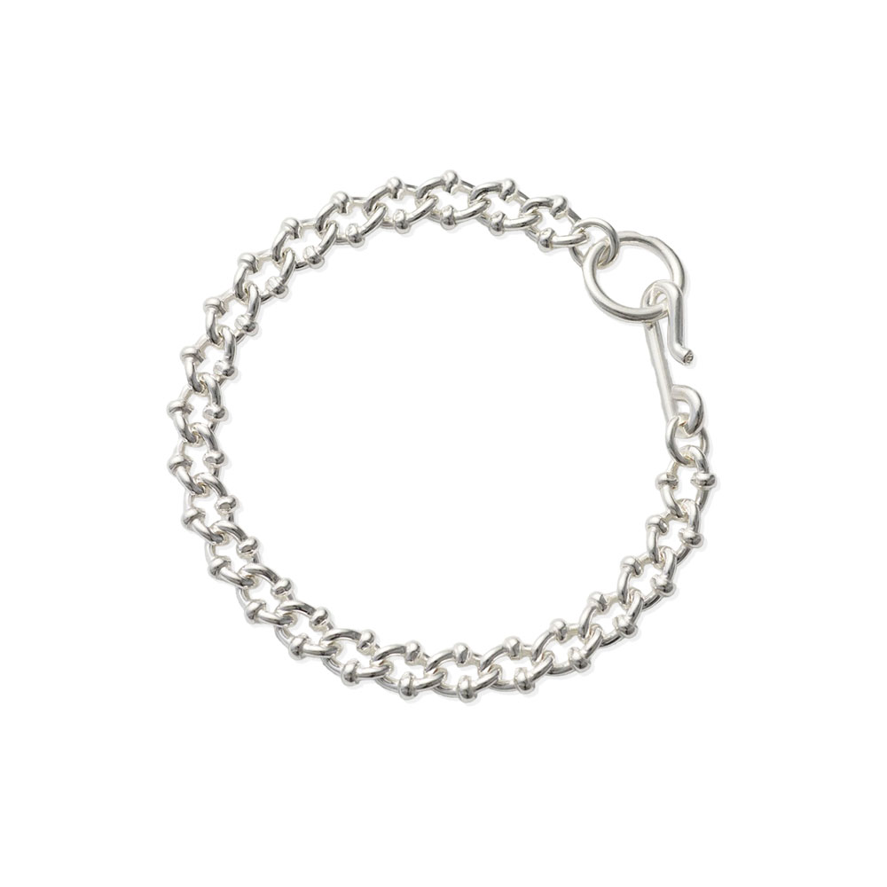 DNA BRACELET 101557 POLISHED SILVER