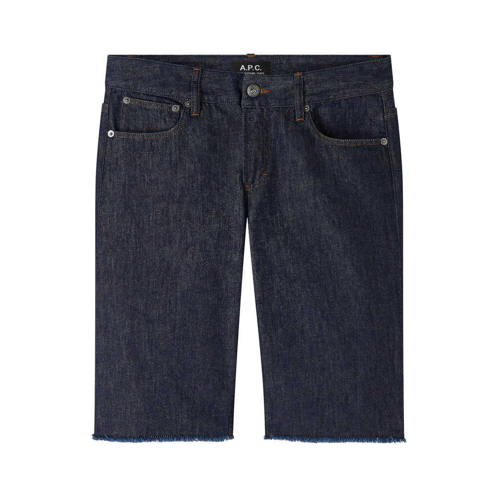 A.P.C LILY KATHLEEN BERMUDA SHORTS WASHED INDIGO_