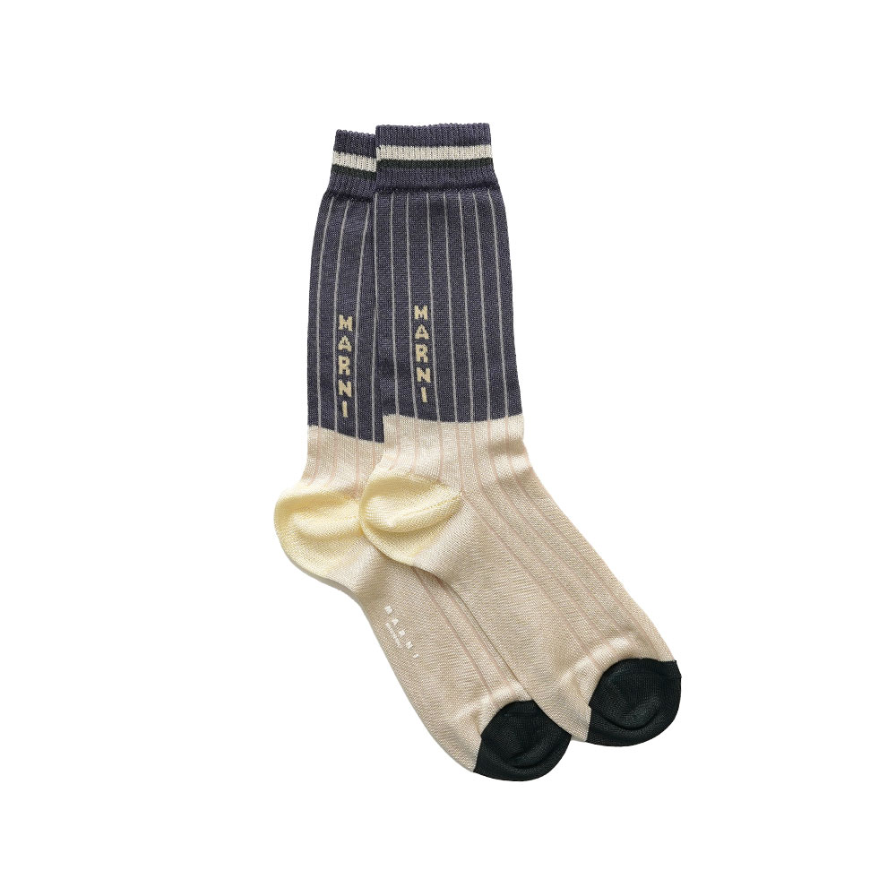 TONE VISCOSE SOCKS LIMESTONE