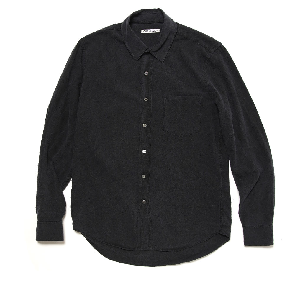 CLASSIC SHIRT BLACK SILK