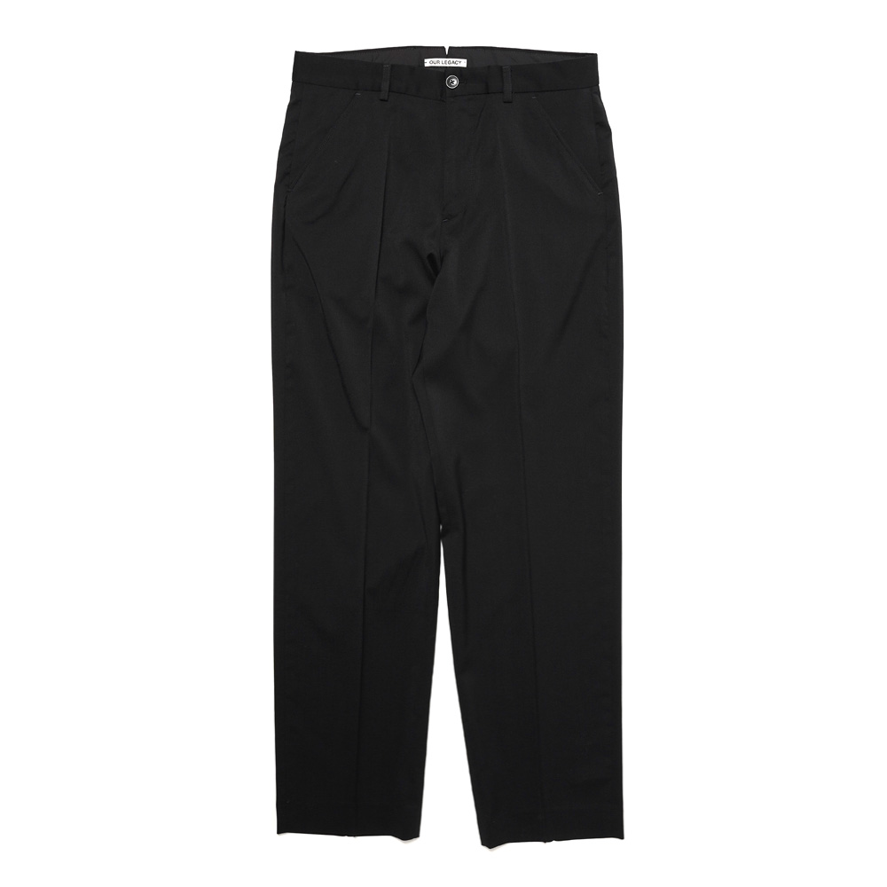 CHINO 22 BLACK WORSTED WOOL
