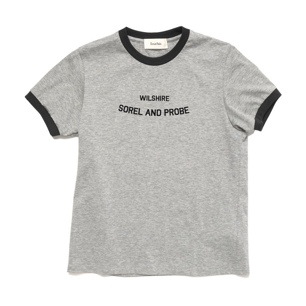 WILSHIRE SOREL AND PROBE RINGER TEE TOP GRAY/CHARCOAL (jackpot Exclusive)