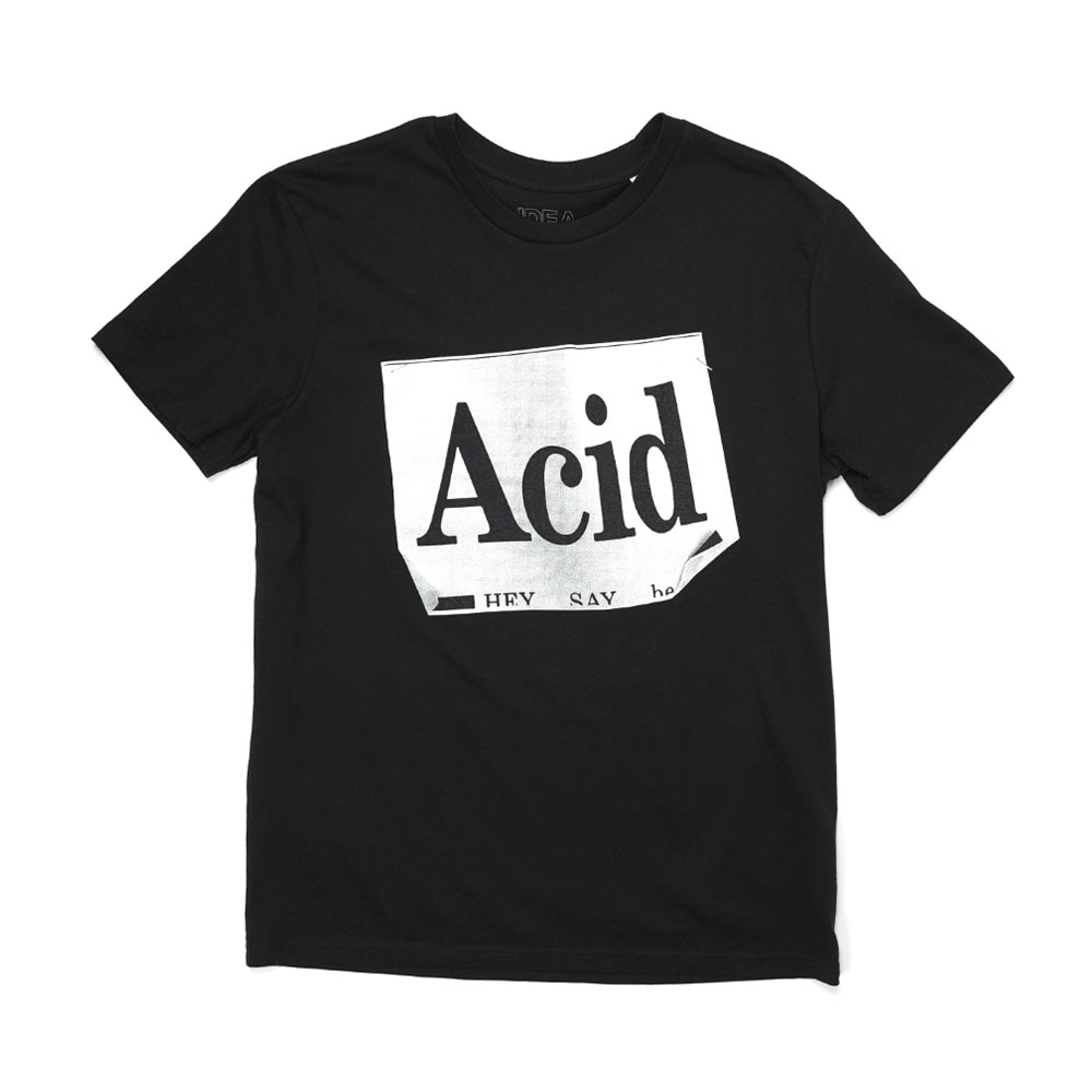 ACID XEROX T SHIRT BLACK/WHITE SCREENPRINT _