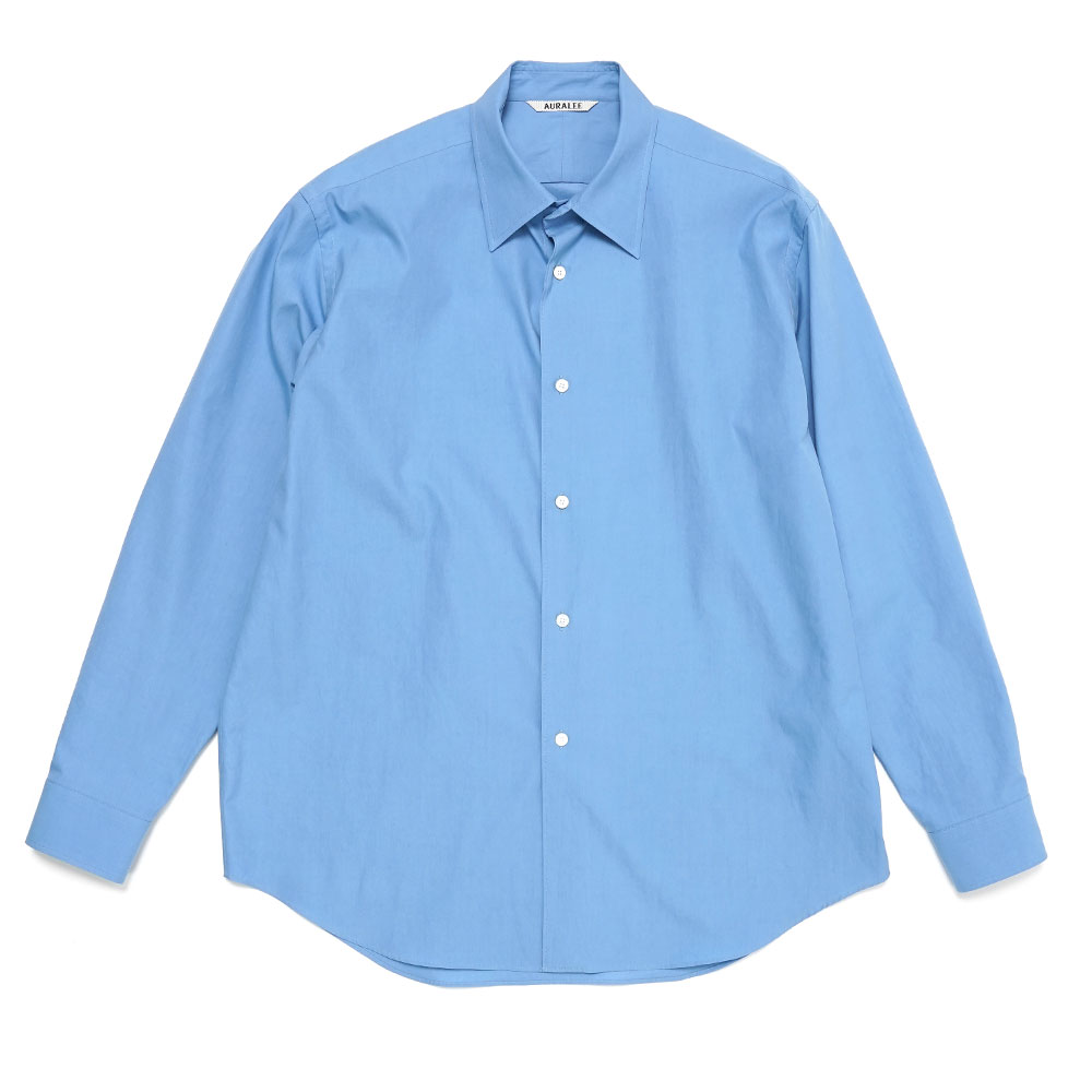 WASHED FINX TWILL SHIRT BLUE