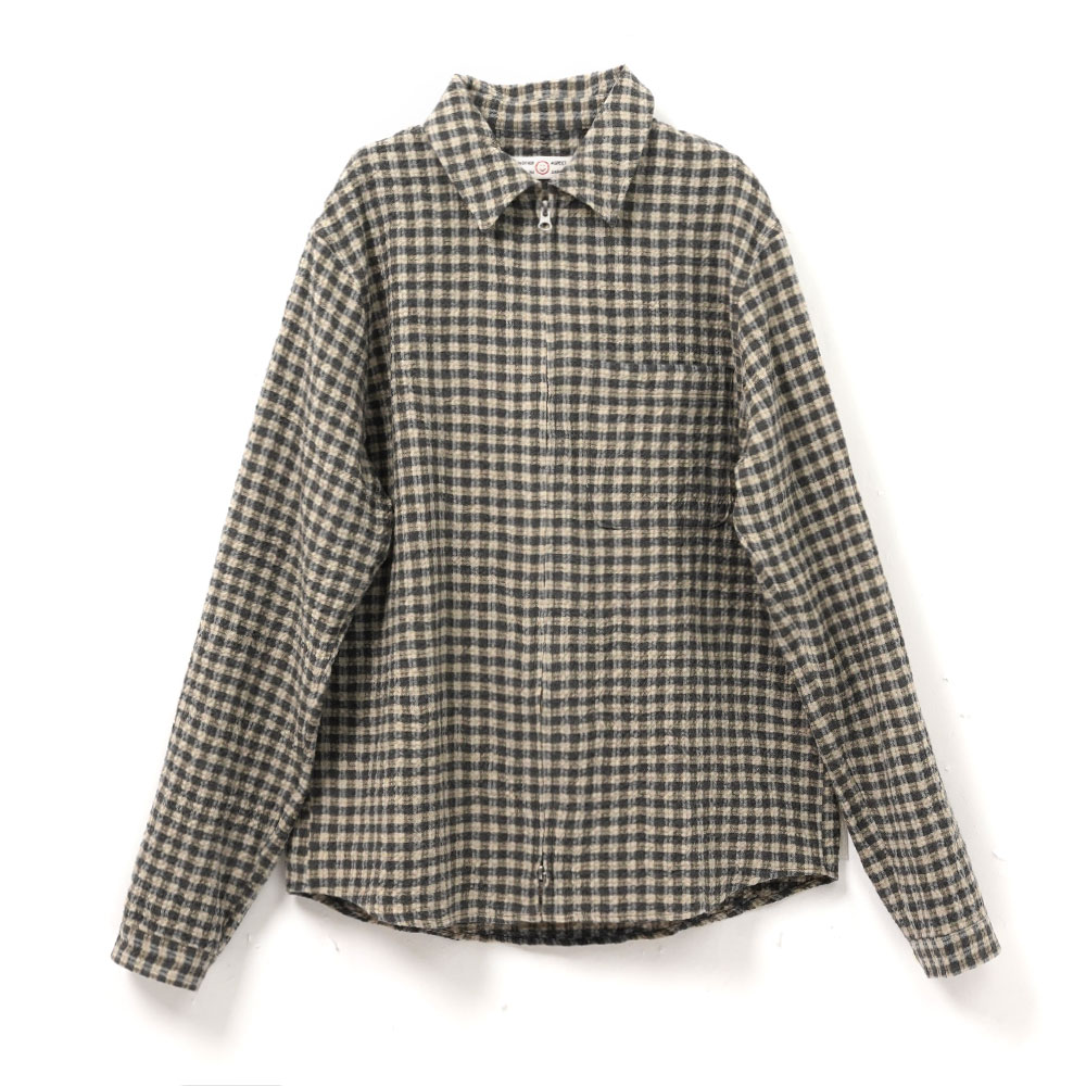 ANOTHER OVER SHIRT 1.0 JPN BLUE/ECRU CHECK