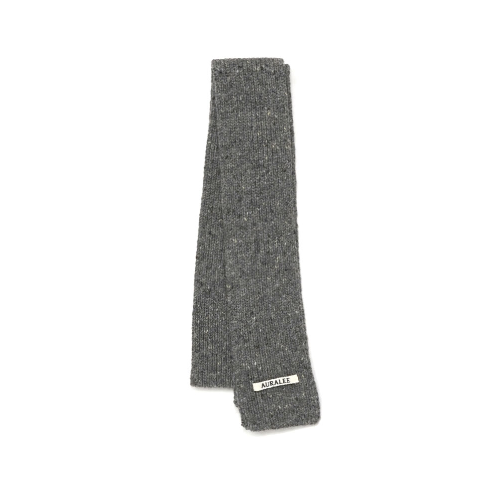CASHMERE NEP KNIT STOLE MIX GRAY A26AM11NE