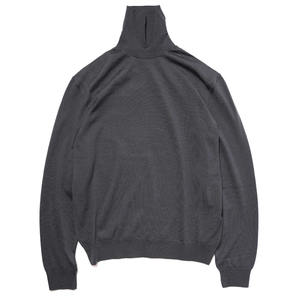 TURTLENECK SWEATER KNITTED ASPHALT _