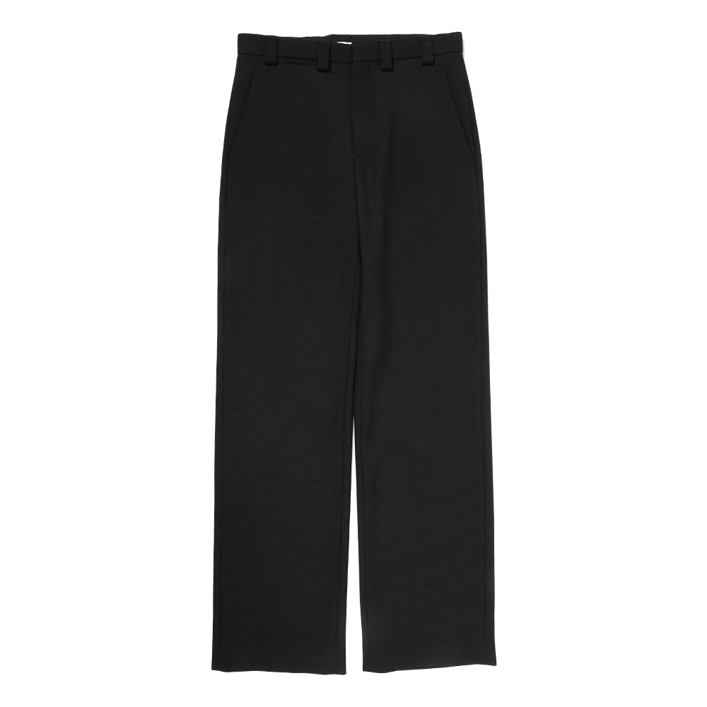 TROUSERS BLACK GABARDINE_