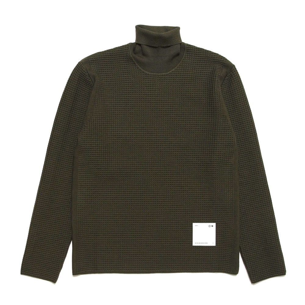 SPIRIT ROLLNECK KNITTED MILITARY GREEN