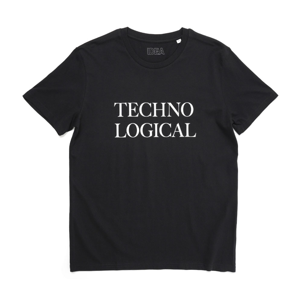 TECHNO LOGICAL T-SHIRT BLACK