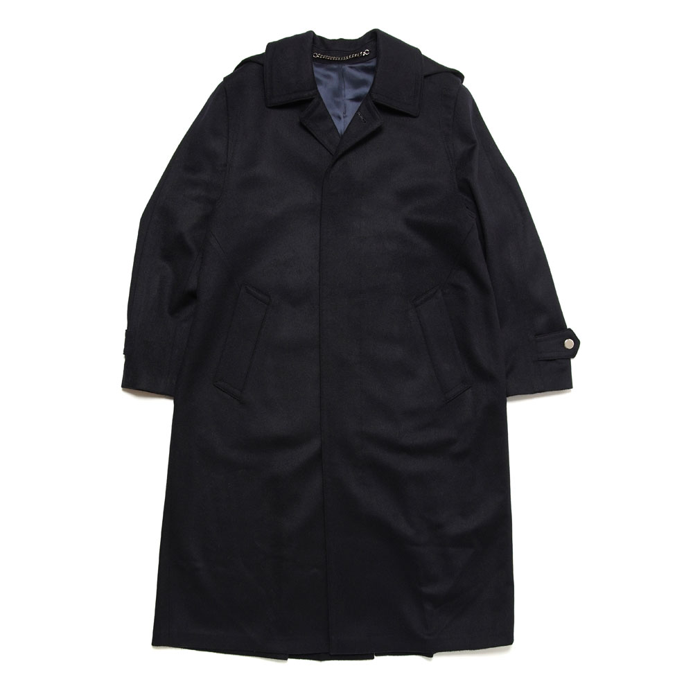 LODEN COAT WITH HOOD LCT4 BLEU