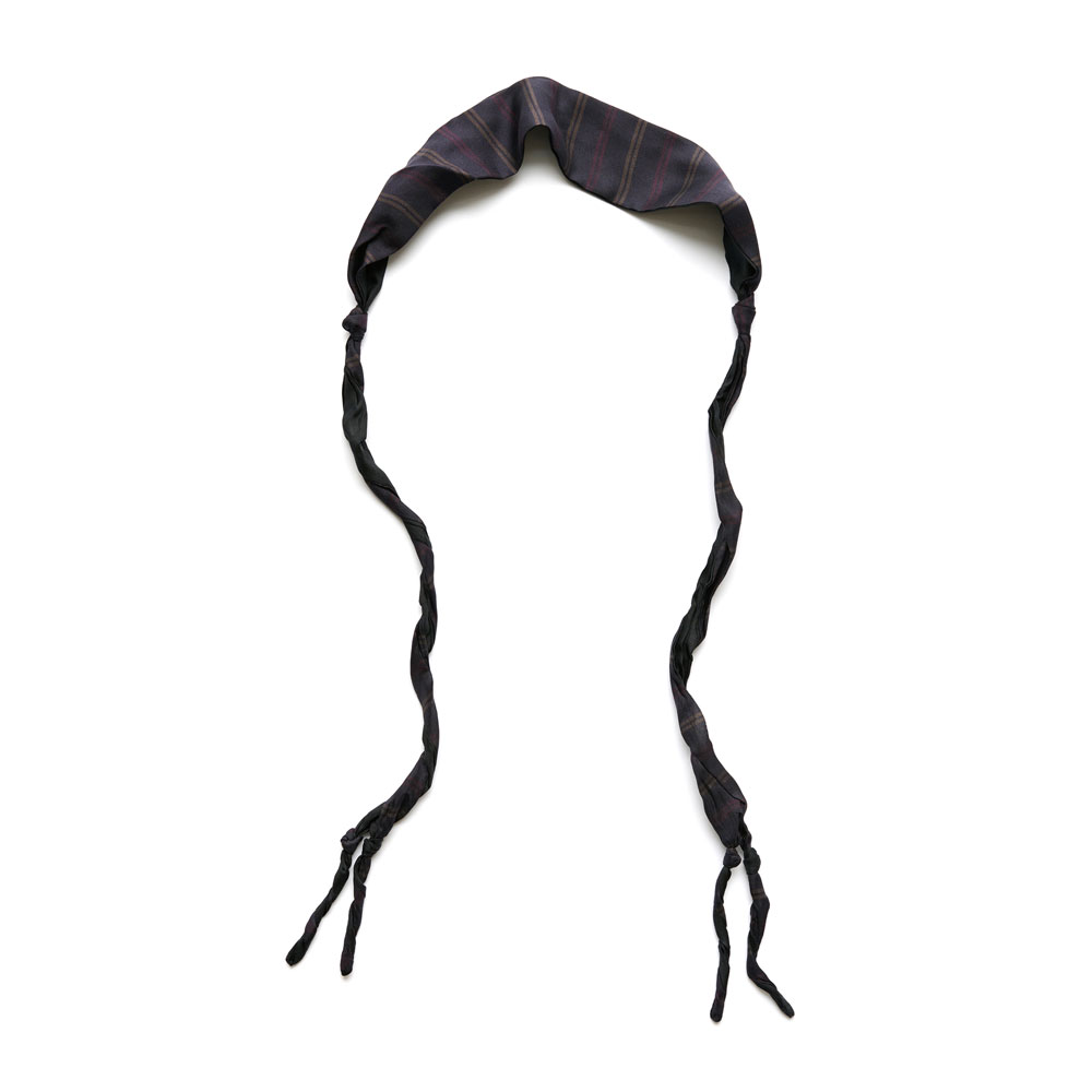 TWISTED TIE DIM BLUE STRIPE