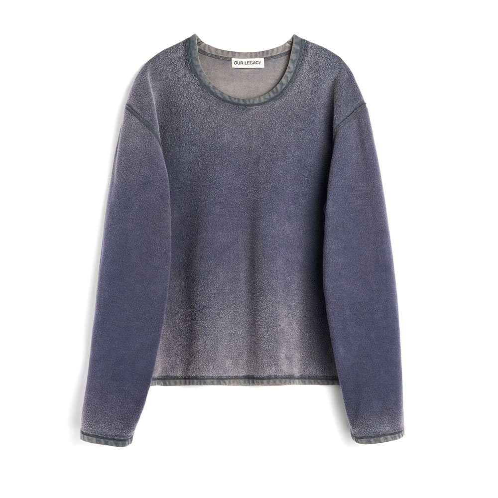 DOUBLE LOCK U NECK GRAPE ALLOY STAR FLEECE