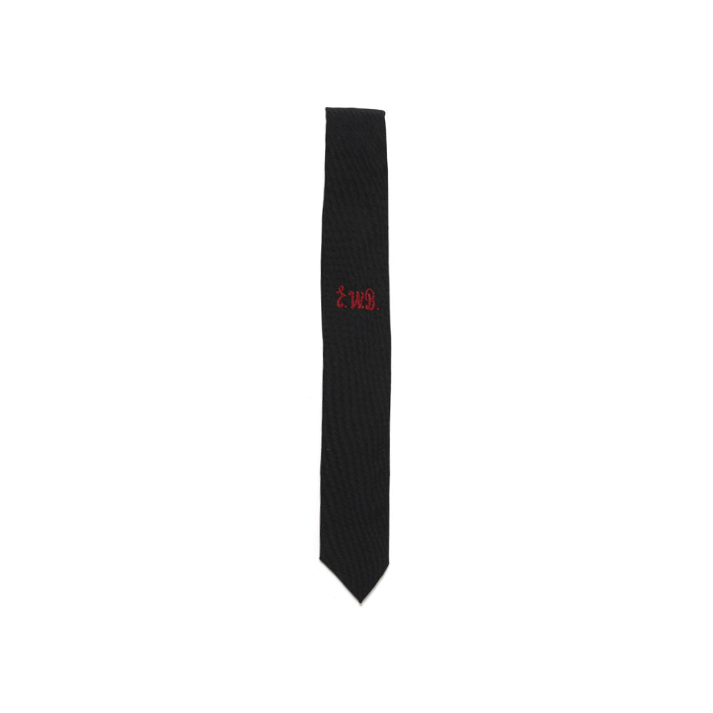 EWB EMBROIDERED TIE BLACK