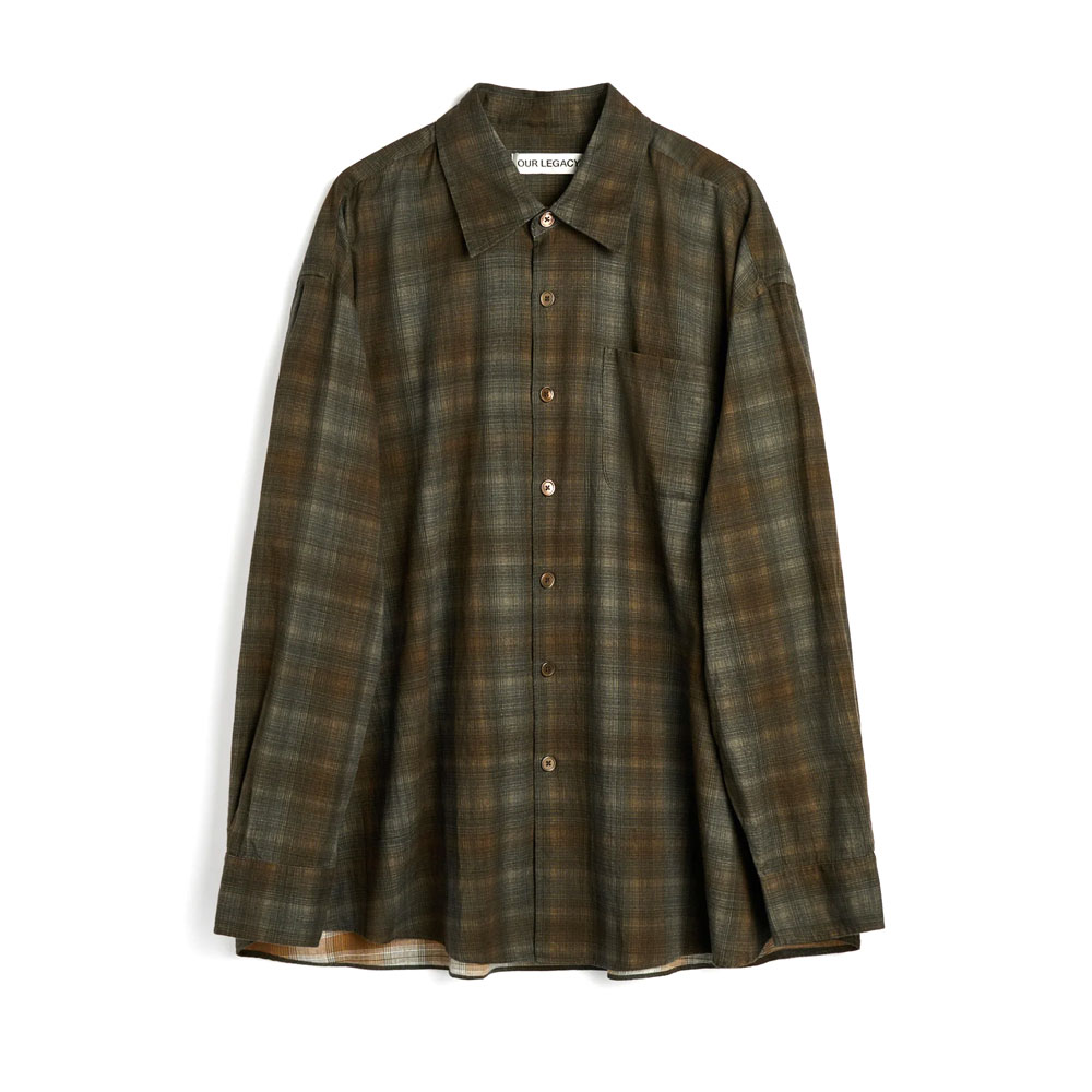 BORROWED SHIRT MORE CHECK PRINT