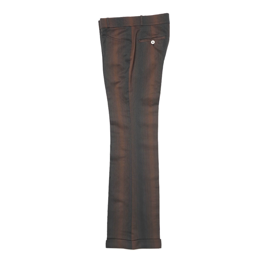 CUFFED 70S TROUSERS BROWN GRADIENT