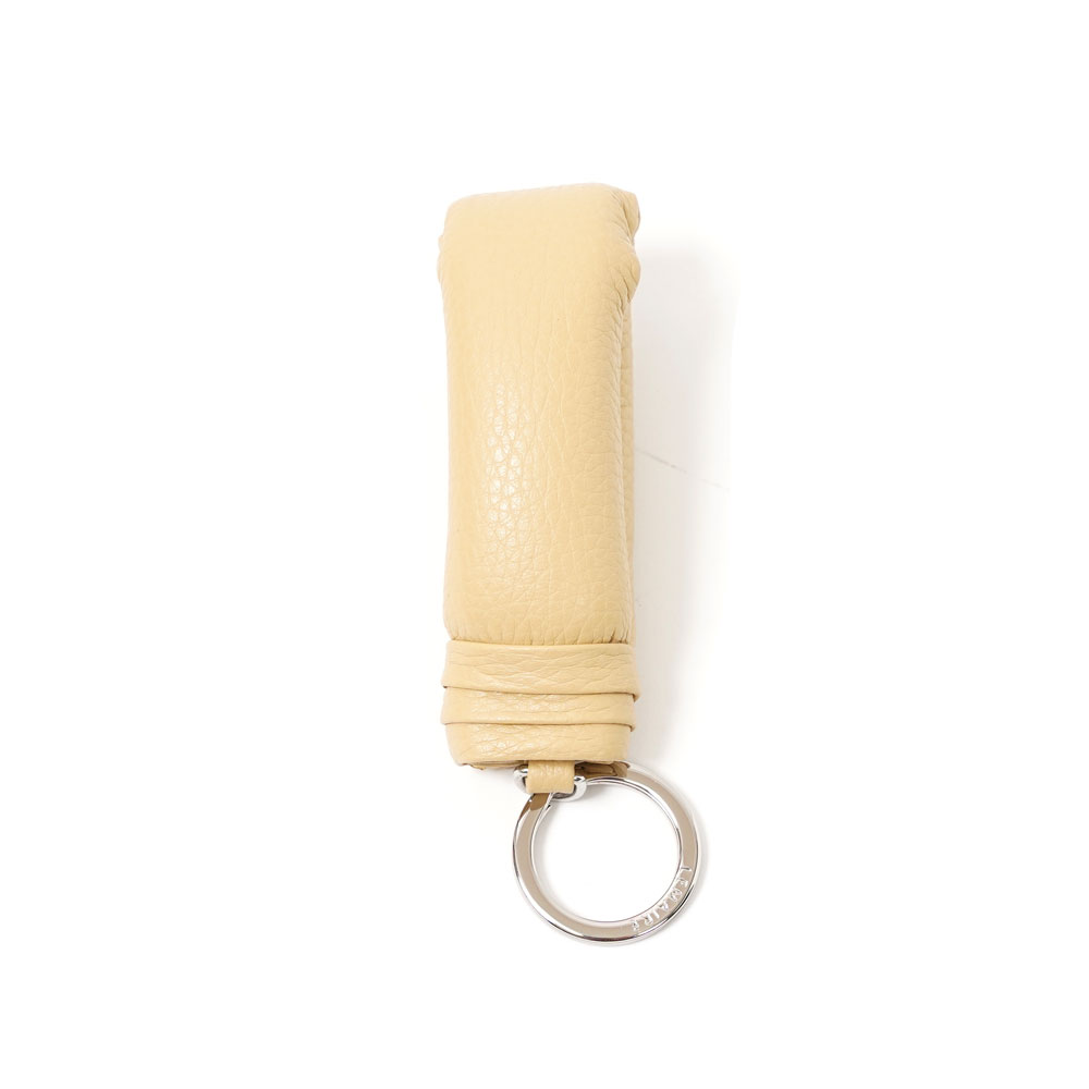 WADDED KEY HOLDER SEASHELL BEIGE
