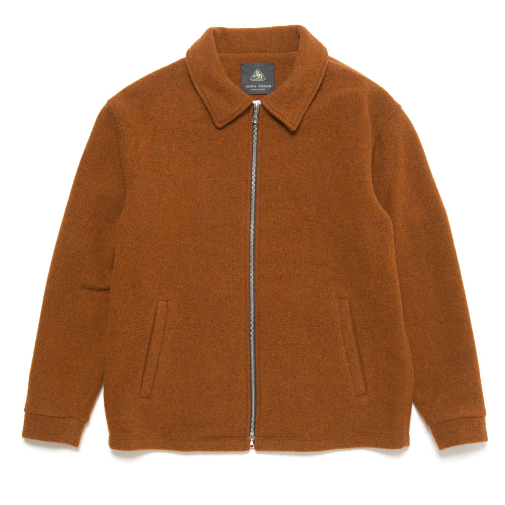 FLEECE BLOUSON TABAC