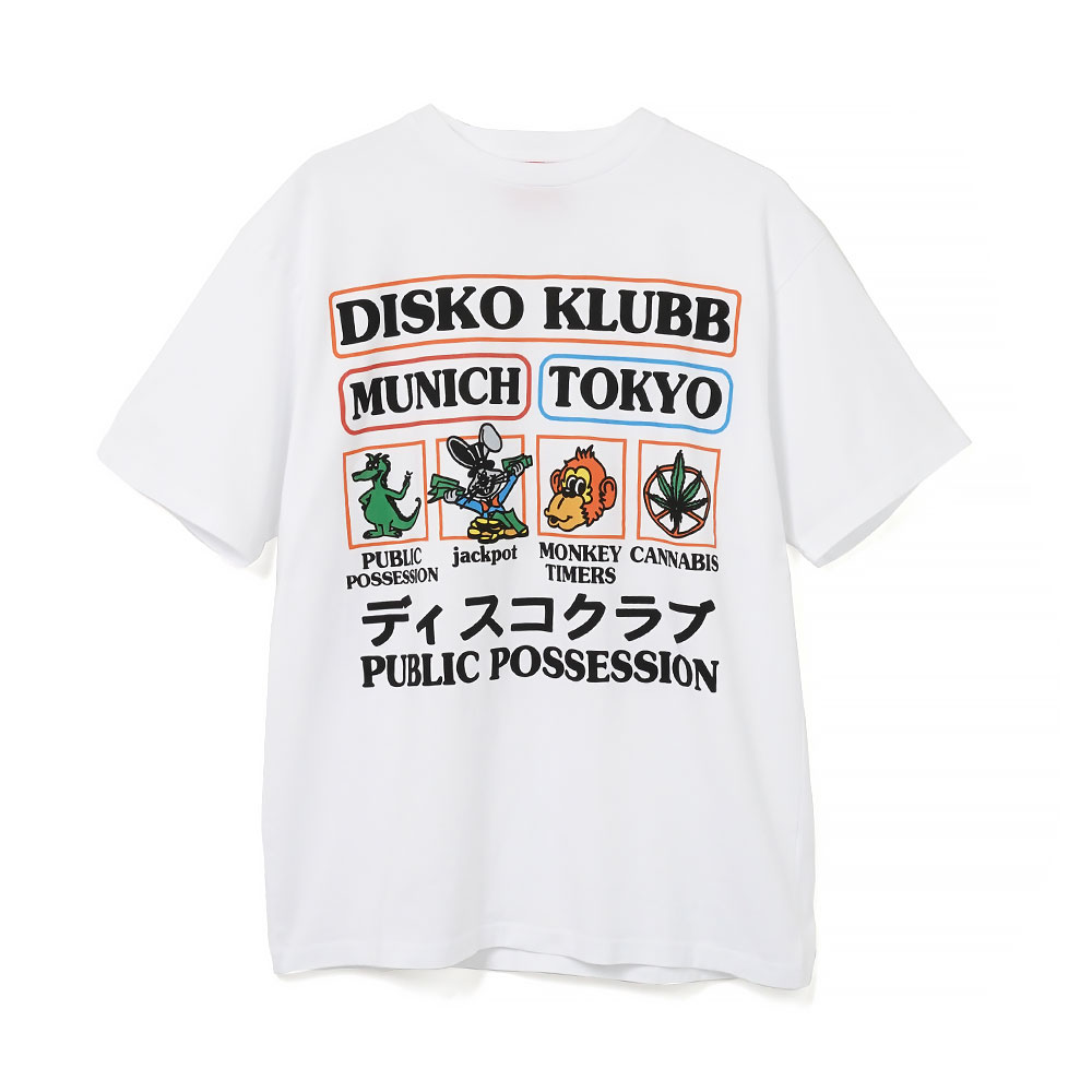 DISKO KLUBB TEE WHITE