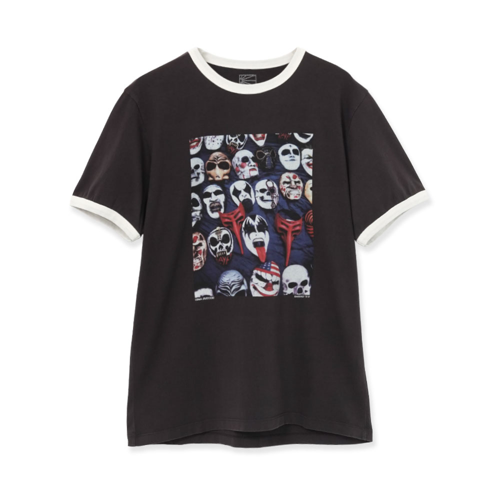 CDMX RINGER TEE SHIRT BROWN
