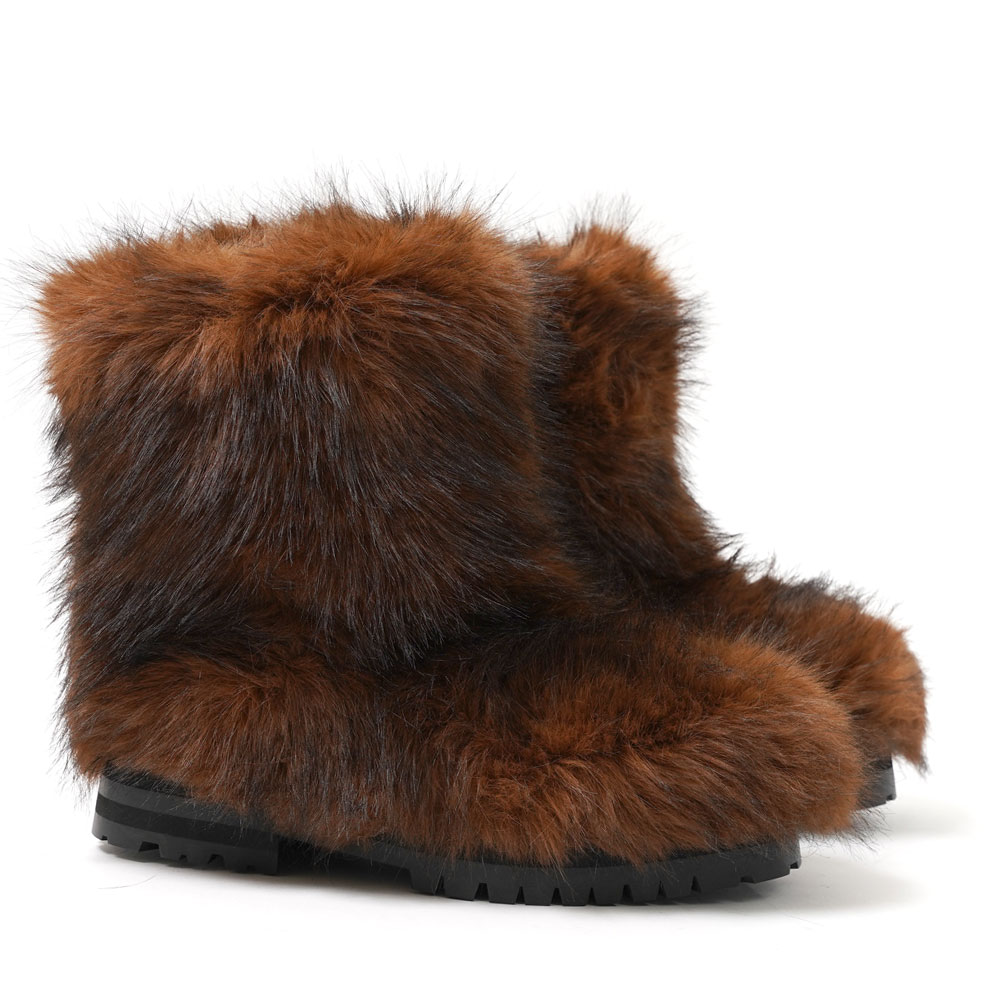 FAUX-FUR BOOTS FAUX-FUR
