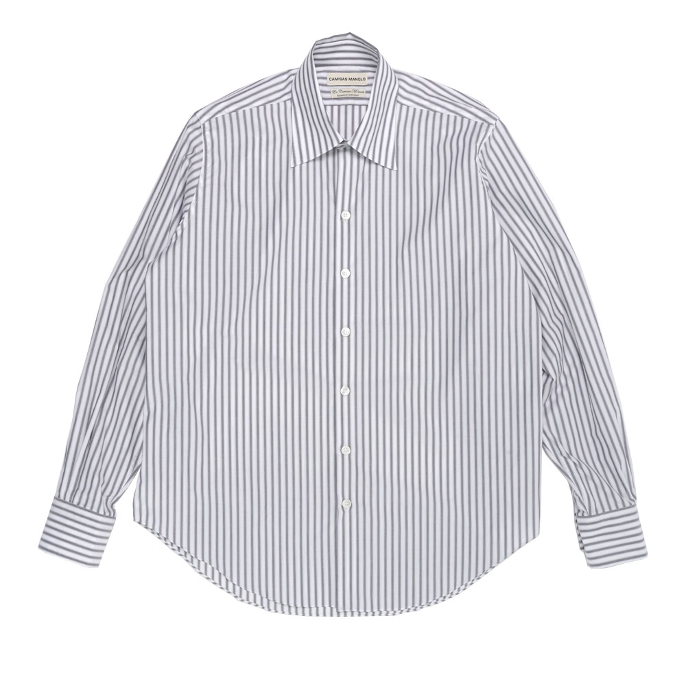 NORMAL SHIRT WHITE/BLACK STRIPES