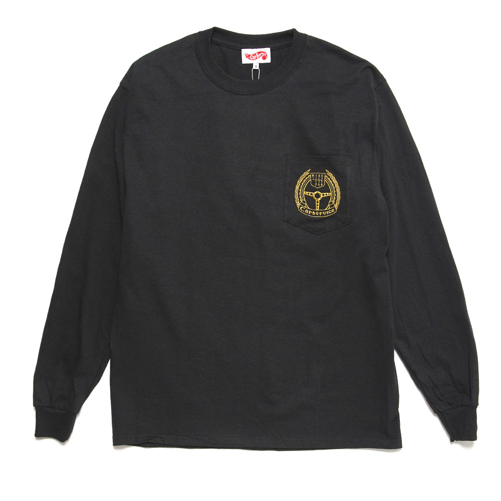CS EMBLEM L/S TEE BLACK