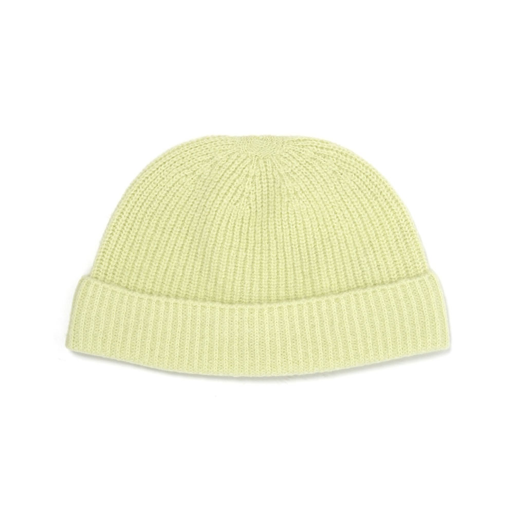 WOOL SOFT CORD KNIT CAP LIGHT LIME A24AC07FL